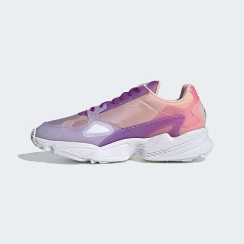adidas Women`s FALCON Bliss Purple/ Shock Purple/ Haze Coral FW2486 Size UK 6 (SA 6)