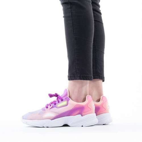 adidas Women`s FALCON Bliss Purple/ Shock Purple/ Haze Coral FW2486 Size UK 6 (SA 6)