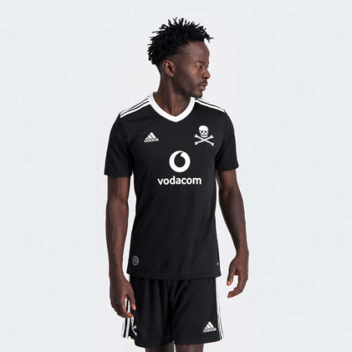 adidas Men's ORLANDO PIRATES FC 20/21 HOME JERSEY Black FR3923 Size XL