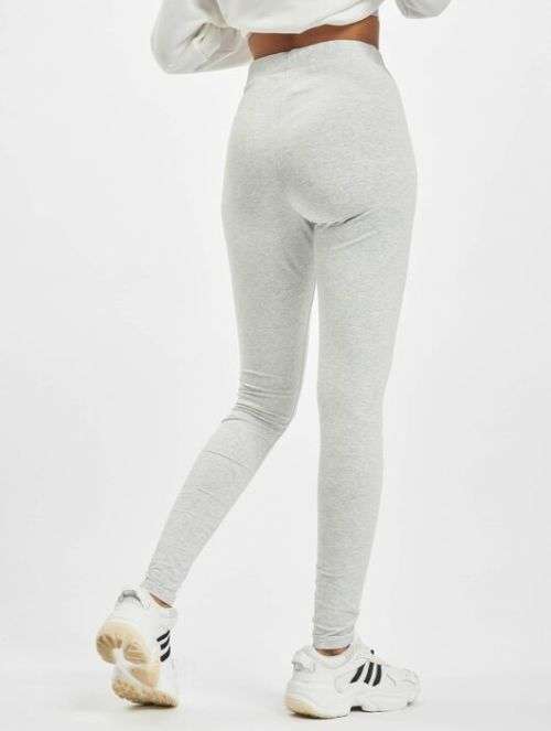 adidas Women's ESSENTIALS TREFOIL TIGHTS Light Heather Grey EX5268 Size Medium