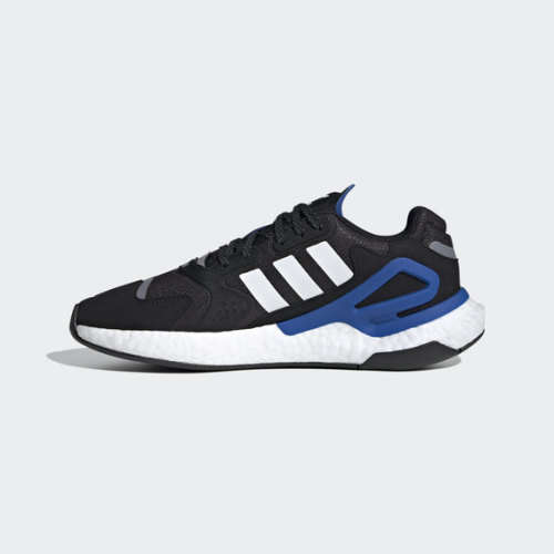 adidas Men`s DAY JOGGER Core Black / White/ Blue FW4041 Size UK 9 (SA 9)