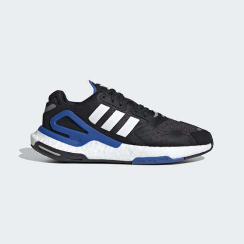 adidas Men`s DAY JOGGER Core Black / White/ Blue FW4041 Size UK 9 (SA 9)