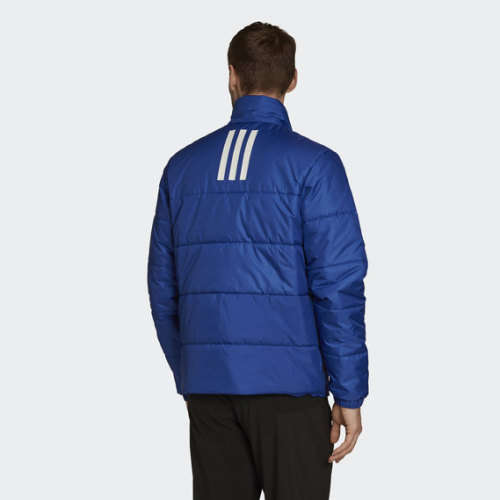 adidas Men's BSC 3-STRIPES INSULATED WINTER JACKET Team Royal Blue GE5853 Size Large