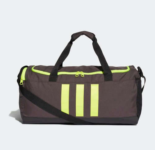 adidas UNISEX ESSENTIALS 3-STRIPES DUFFEL BAG MEDIUM Grey GN2047