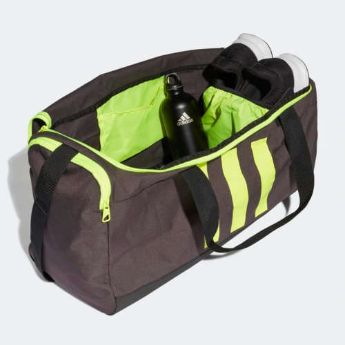 adidas UNISEX ESSENTIALS 3-STRIPES DUFFEL BAG MEDIUM Grey GN2047