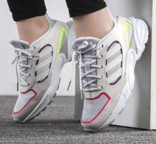 adidas Women's 90S VALASION White/ Cloud White/ Grey Six EG8422 Size UK 5 (SA 5)