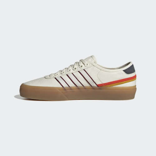 adidas UNISEX DELPALA Off White/ Collegiate Burgundy/ Legacy Blue FY9261 Size UK 9 (SA 9)