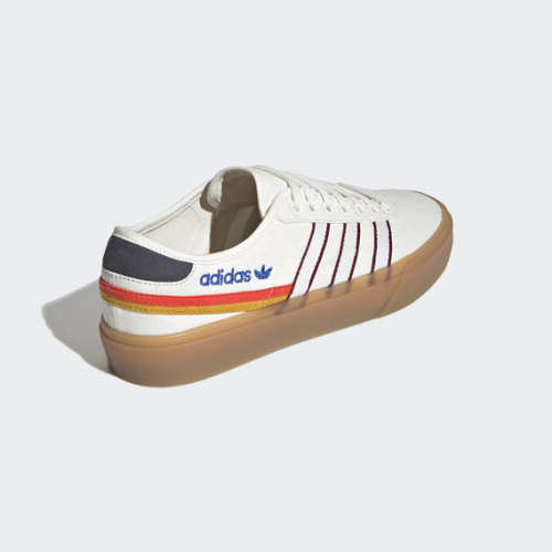 adidas UNISEX DELPALA Off White/ Collegiate Burgundy/ Legacy Blue FY9261 Size UK 9 (SA 9)
