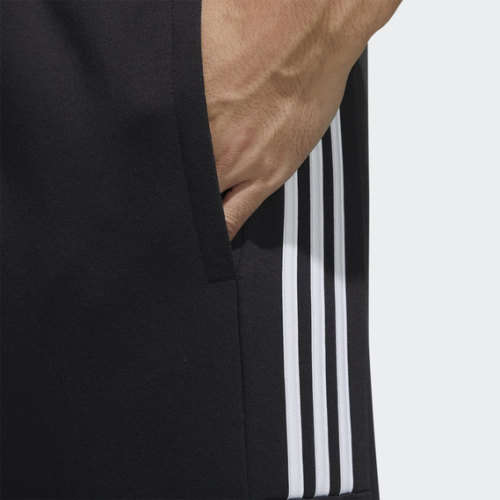 adidas Men`s ESSENTIALS COLORBLOCK COTTON FLEECE PANTS Black FL0296 Size XL