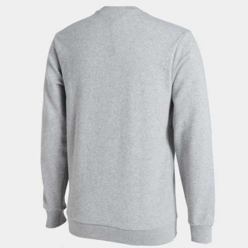 adidas Men`s MUST HAVES BOS CREW SWEATSHIRT Heather Grey EV6103 Size Large
