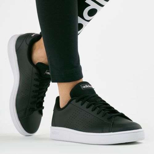 adidas Men's ADVANTAGE Core Black/ White FY8802 Size UK 10 (SA 10)