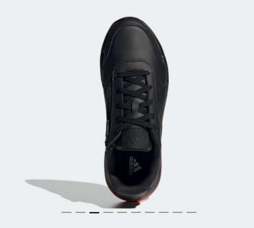 adidas Men`s HOTAKI Core Black / Semi Solar Red FY3514 Size UK 8 (SA 8)