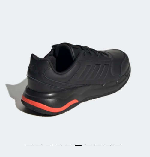 adidas Men`s HOTAKI Core Black / Semi Solar Red FY3514 Size UK 8 (SA 8)