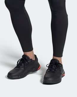 adidas Men`s HOTAKI Core Black / Semi Solar Red FY3514 Size UK 8 (SA 8)