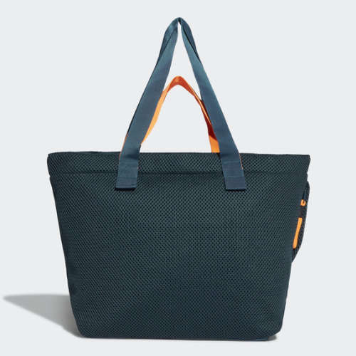 adidas Women's MESH SPORTS TOTE BAG Wild Teal / Screaming Orange Medium GM4548