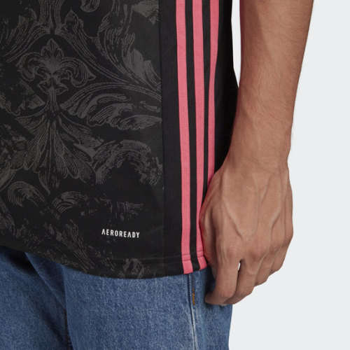 adidas Men's REAL MADRID 20/21 THIRD JERSEY Black GE0933 Size Large