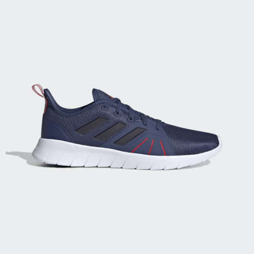 adidas Men's ASWEERUN 2.0 Tech Indigo /Legend Ink /Scarlet  FW1674 Size UK 10 (SA 10)