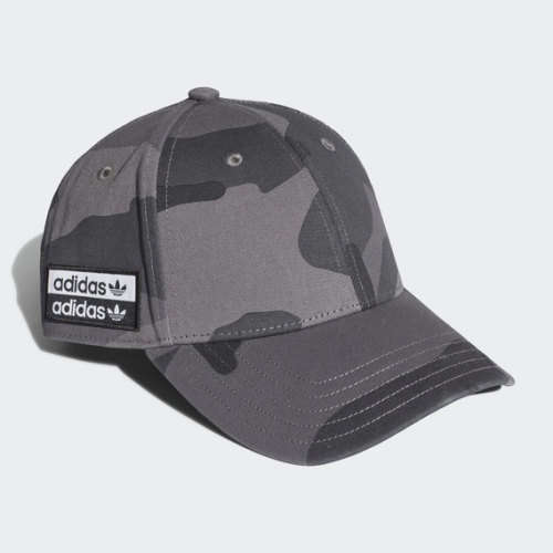 adidas UNISEX R.Y.V. CAMO BASEBALL CAP Grey Four F17 / Black EH4067 ONE SIZE FIT ALL