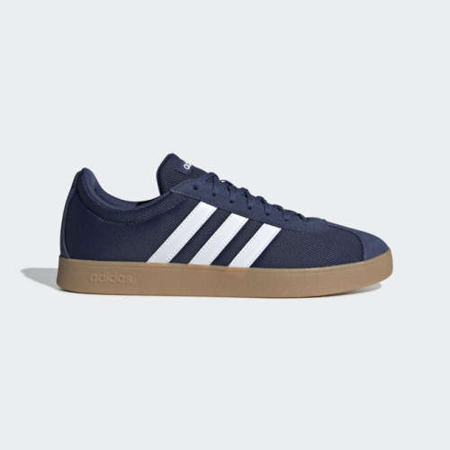 adidas Men`s VL COURT 2.0 Tech Indigo/ Cloud White/ CVore Black EG3986 Size UK 8 (SA 8)
