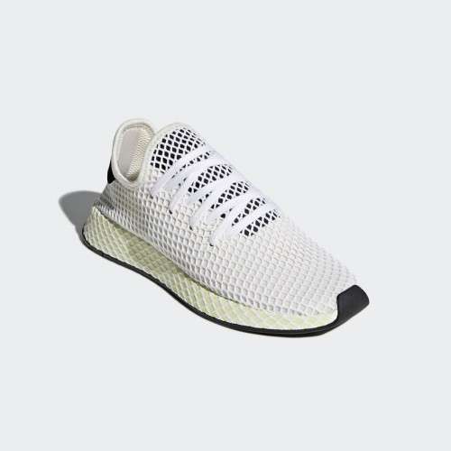 adidas Men's Deerupt Runner Cloud White/ Carbon Black CQ2629 Size UK 11 (SA 11)