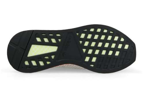 adidas Men's Deerupt Runner Cloud White/ Carbon Black CQ2629 Size UK 11 (SA 11)