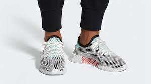 adidas Men's Deerupt Runner Core Black/ Easy Green B28076 Size UK 11 (SA 11)