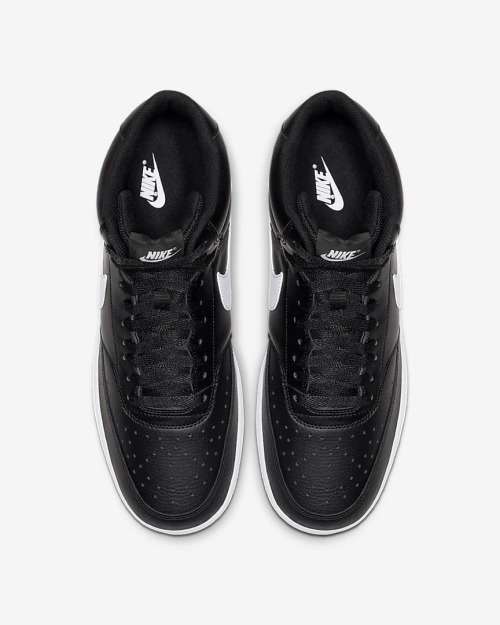 Nike Men`s Court Vision Mid Black CD5466 001 Size UK 11 (SA 11)