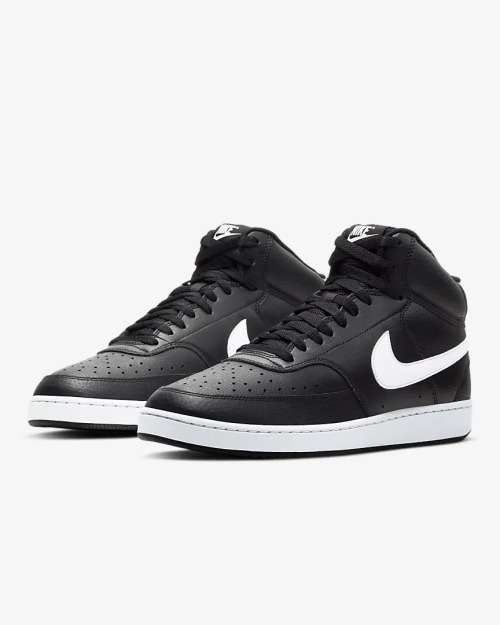 Nike Men`s Court Vision Mid Black CD5466 001 Size UK 11 (SA 11)