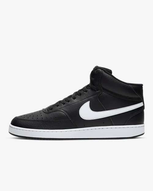 Nike Men`s Court Vision Mid Black CD5466 001 Size UK 11 (SA 11)