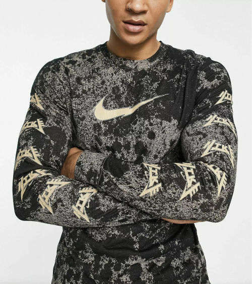 NIKE Men`s Dri-FIT Long Sleeve Story Pack Training T-Shirt (RARE) DN1773 200 Size XL