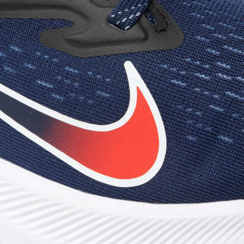 Nike Men`s Zoom Winflo 7 Midnight Navy/ Bright Crimson CJ0291 400 Size UK 8 (SA 8)