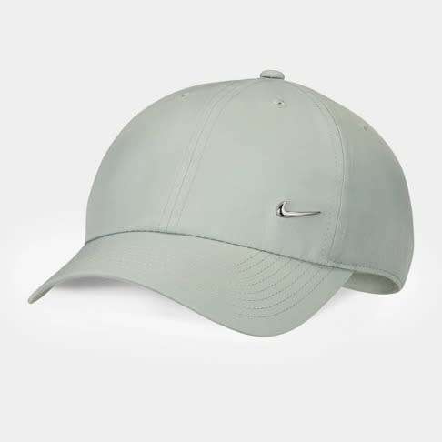 Nike UNISEX Sportswear Heritage86 METAL LOGO SWOOSH CAP Green 943092 357 One Size fits All