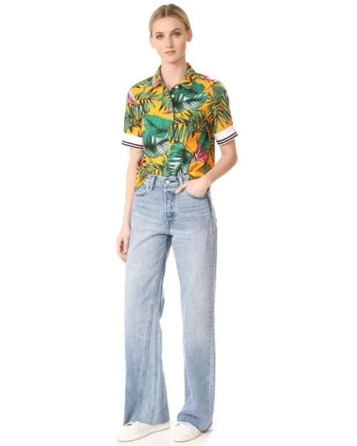 Levi`s® High Rise Altered Wide Leg Blue Jeans 35924 0000 Size 29