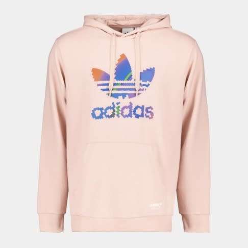 adidas Men`s TREFOIL HOODIE Mauve GA2362 Size Large