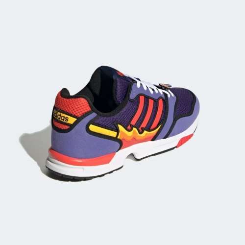 adidas Men`s ZX 1000 SIMPSONS FLAMING MOE Purple/Bright Red/Core Black H05790 Size UK 8 (SA 8)