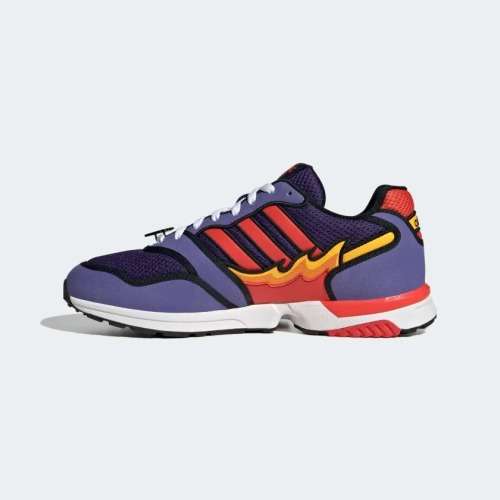 adidas Men`s ZX 1000 SIMPSONS FLAMING MOE Purple/Bright Red/Core Black H05790 Size UK 8 (SA 8)