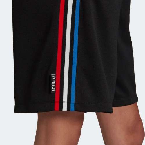 adidas Women`s ADICOLOR TRICOLOR PRIMEBLUE LONG SHORTS GN2934 Size Large