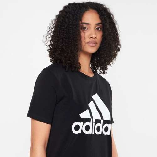 adidas Women`s BL SJ Logo Dress Black EX5068 Size Medium