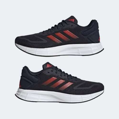 adidas Men`s DURAMO 10 Blue/ Vivid Red/ Cloud White GW4080 Size UK 11 (SA 11)
