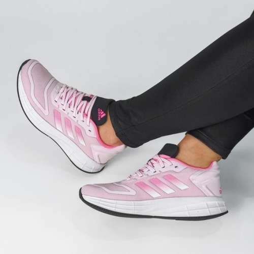 adidas Women`s DURAMO 10 Almost Pink / Bliss Pink / Pulse Magenta GW4116 Size UK 6 (SA 6)