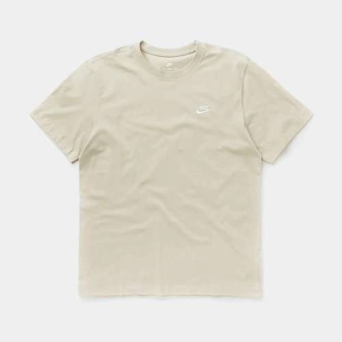 NIKE Men`s Sportswear Club Tee Beige AR4997 206 Size Medium