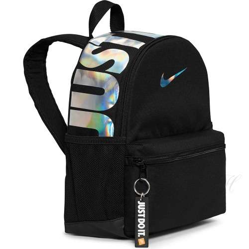 NIKE Brasilia Just Do It Kids` Backpack (Mini) Black BA555 017