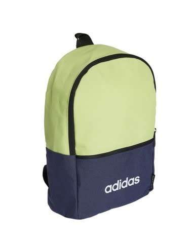 adidas Kids Unisex Backpack Classic Shadow Navy / Pulse Lime HC9813