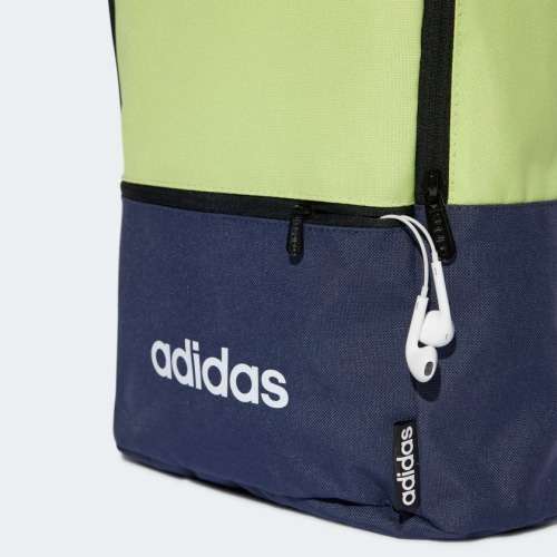 adidas Kids Unisex Backpack Classic Shadow Navy / Pulse Lime HC9813
