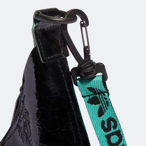 adidas Women`s MINI AIRLINER BAG REVERSIBLE Black/ Hi-Res Green HE9776