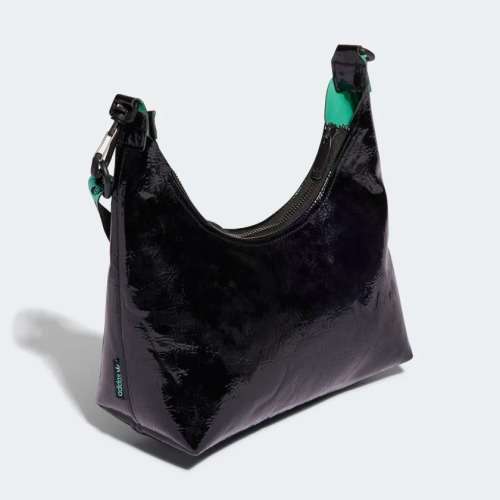 adidas Women`s MINI AIRLINER BAG REVERSIBLE Black/ Hi-Res Green HE9776