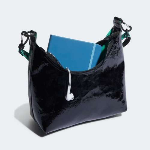 adidas Women`s MINI AIRLINER BAG REVERSIBLE Black/ Hi-Res Green HE9776