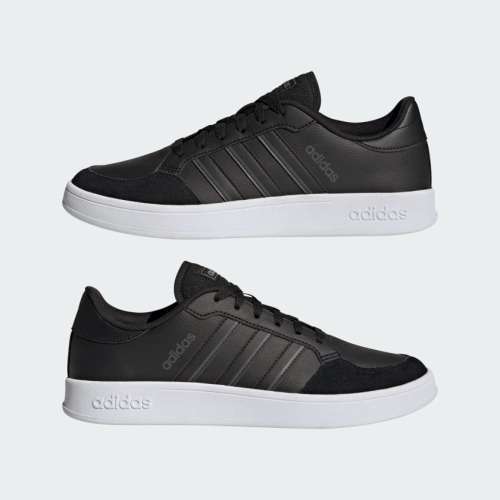 adidas Men`s BREAKNET Lifestyle Core Black / Grey Five GX4198 Size UK 10 (SA 10)