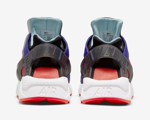 Nike Men`s Nike Air Huarache Concord/ Team Orange Copa Black DD1068 400 Size UK 8 (SA 8)