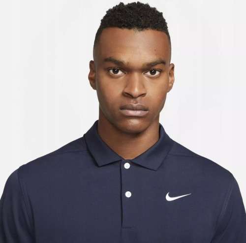 NIKE Men`s Dry Essential Solid Golf Polo Shirt OBSIDIAN CU9792 451 Size Large